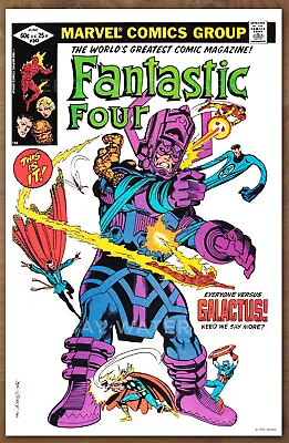 Buy Fantastic Four #243  POSTER Art Print '92 John Byrne Galactus • 7.89£