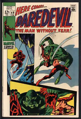 Buy Daredevil #49 7.0 // 1st Appearance Of Starr Saxon Marvel Comics 1969 • 35.98£