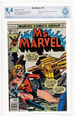 Buy Ms. Marvel #17 White Pgs CBCS 9.4 (1978, Marvel) Mystique Cameo Appearance 🔥cgc • 53.76£