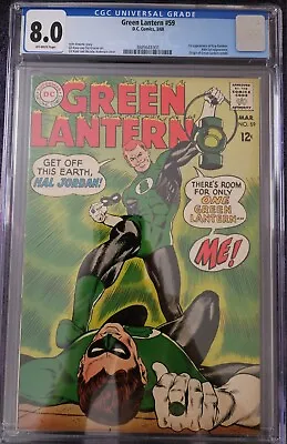 Buy Green Lantern #59 CGC 8.0 Off-White 1st Appearance Of Guy Gardner 1968  • 519.68£