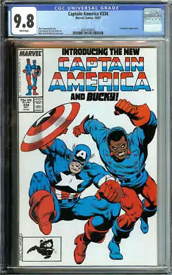 Buy Captain America #334 Cgc 9.8 White Pages // Introduction New Bucky Marvel 1987 • 111.93£