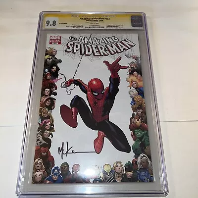 Buy Amazing Spider-Man ￼#602 CGC 9.8 SS VARIANT Signed By Mike McKone 70th Ann • 180.13£