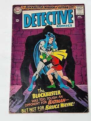 Buy Detective Comics 345 DC Batman Robin 1st App Blockbuster Silver Age 1965 • 28.01£