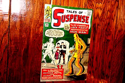 Buy TALES OF SUSPENSE #45 SEPT 1963 1st HAPPY HOGAN AND PEPPER POTTS IN GREAT SHAPE! • 434.83£