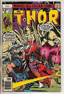 Buy Marvel Comics Thor #260 June 1977 VF+ • 6.50£