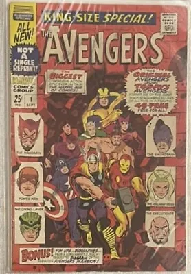 Buy Avengers Annual #1 (RAW 5.0 - MARVEL 1967) (ITEM VIDEO!) Key 1st Annual • 160.86£