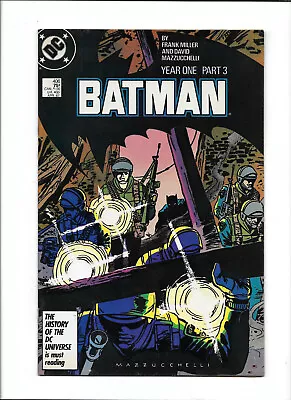 Buy Batman #406 [1987 Fn+]  Year One  Pt.3    Frank Miller • 10.27£