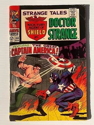 Buy Strange Tales #159  1967 -  Featuring: The Great CAPTAIN AMERICA!  • 63.33£