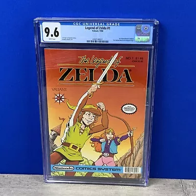 Buy Legend Of Zelda #1 Cgc 9.6 Nm+ 1990 1st Print Nintendo Comics Valiant • 351.78£