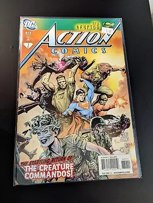 Buy Action Comics #872 DC 2008 1st Meeting Of Creature Commandos & Superman • 3.95£