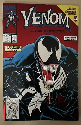 Buy VENOM Lethal Protector #1 Feb 1993. Part 1 Of 6. Red Foil Cover. Marvel Comics • 11.50£