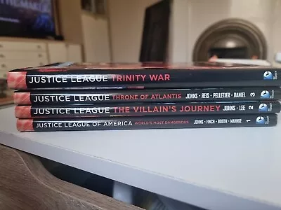 Buy 4x Dc Hardcovers - Justice League - Geoff Johns • 15£