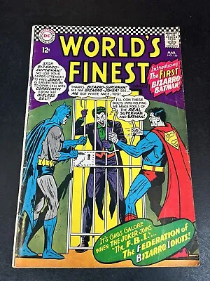 Buy WORLD'S FINEST #156 COMIC BOOK. 1st Bizarro Batman • 51.97£