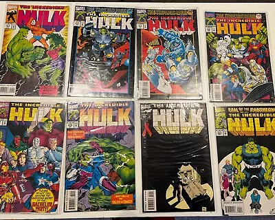 Buy Incredible Hulk 412-415; 417; 419; 420; 424  Marvel Comic Mixed Lot Of 8 • 6.43£