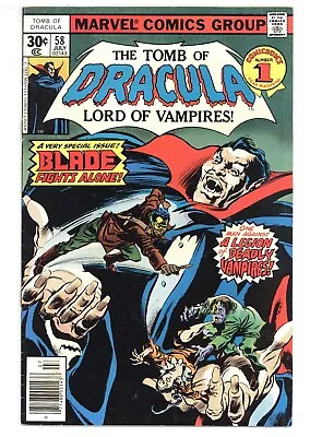 Buy Tomb Of Dracula   # 58    FINE   July 1977    Gene Colan, Tom Palmer Cover & Art • 27.59£