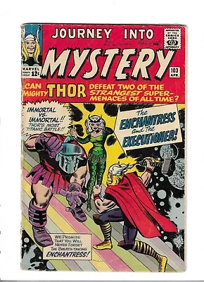 Buy Journey Into Mystery # 103 Very Good [Thor 1st Enchantress] • 245£