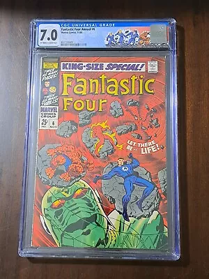 Buy Fantastic Four Annual 6 Cgc 7.0   1st Annihilus   Birth Of Franklin Richards • 414.71£