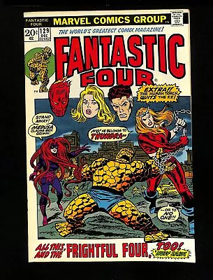 Buy Fantastic Four #129 VF 8.0 1st Thundra! Marvel 1972 • 37.95£