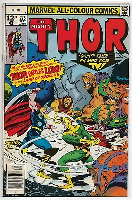 Buy The Mighty Thor #275 Marvel Comics Thomas Buscema Palmer 1978 FN • 7.99£