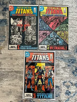 Buy Tales Of The Teen Titans Judas Contract 3 Books Key Issue #44 First Nightwing!!! • 47.97£
