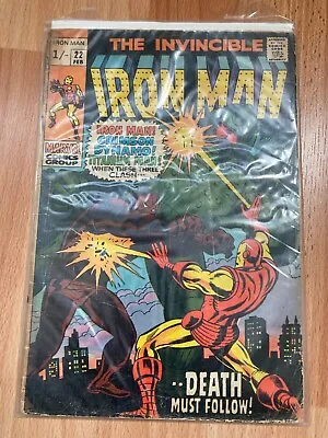 Buy Iron Man 22 1970 Average Condition • 10£