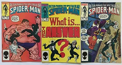 Buy Vintage Spectacular Spider-Man Comics 91 92 93 Marvel 1984 Lot Of 3 VF/VF+ • 12.61£