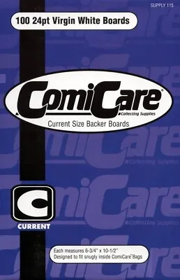 Buy Comic Care Current Comic Book Backing Boards 6-3/4  X 10 1/2  • 10.59£