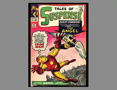 Buy POSTER: TALES OF SUSPENSE #49 (Iron Man Vs The Angel) Marvel Comics 20x28 2009 • 14.29£