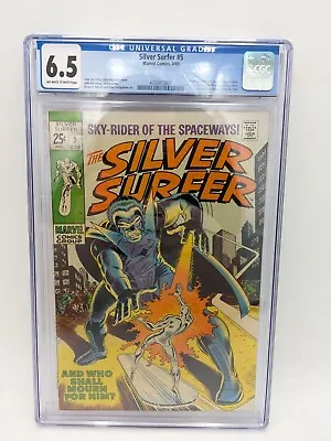 Buy Silver Surfer #5 4/69 1969 CGC 6.5 Fantastic Four & Stranger Stan Lee Story • 141.92£