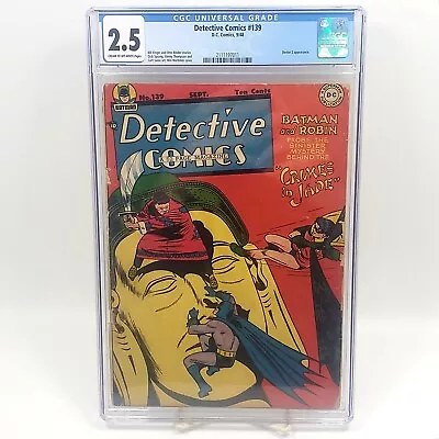 Buy Detective Comics #139 (1948) [D.C. Comics] (CGC: 2.5) • 218.44£
