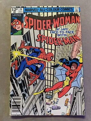 Buy Spider-Woman #20, Marvel Comics, Spiderman, 1979, FREE UK POSTAGE • 25.99£