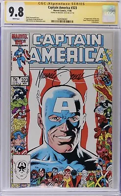 Buy Captain America #323 CGC 9.8 SS 1st App Of The New Super-Patriot (SigN MIKE ZECK • 402.13£
