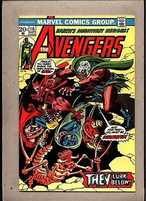 Buy Avengers #115_september 1973_very Fine_ They Lurk Below _bronze Age Marvel! • 1.70£