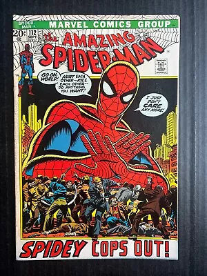 Buy AMAZING SPIDER-MAN #112 September 1972 UNREAD Vintage Marvel Key Issue • 56.04£