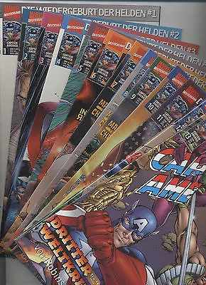 Buy Captain America 1-13 Complete - Rebirth Of Heroes - Panini 1999/2000 - Excellent • 31.97£