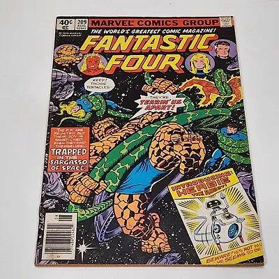 Buy Fantastic Four 209 (1979) 1st Appearance HERBIE  Marvel Very Good VG • 23.99£