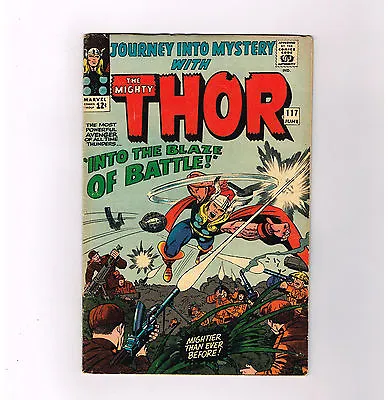 Buy JOURNEY INTO MYSTERY (THOR) #117 Grade 6.5 Silver Age  Into The Blaze Of Battle  • 47.31£
