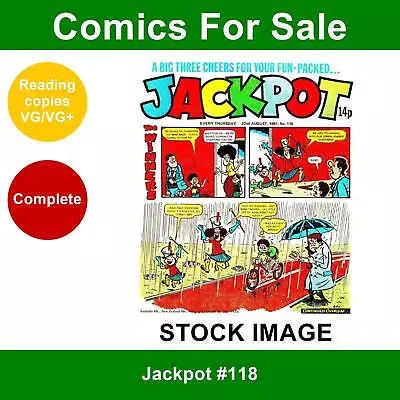 Buy Jackpot #118 Comic - VG/VG+ - 22 August 1981 • 2.49£