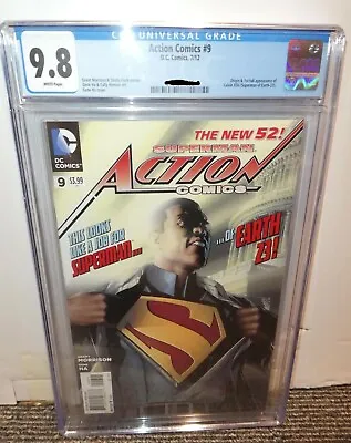 Buy DC Action Comics 9 CGC 9.8 1st Appearance Calvin Ellis Superman Earth White Page • 189.99£