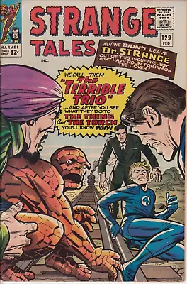 Buy Strange Tales #129, Marvel Comics 1965 FN+ 6.5  Steve Ditko Dr Strange • 47.44£