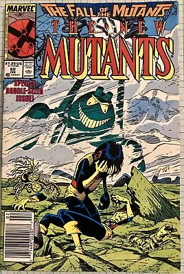 Buy New Mutants #60 NM Newsstand Fall Of The Mutants Double-Sized Issue Marvel 1988 • 5.59£