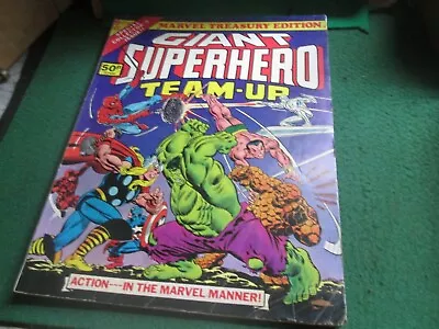 Buy Giant Superhero Tean-up (marvel Treasury Edition #9) • 4.64£