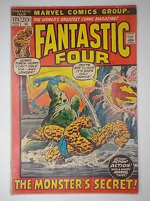 Buy Marvel Comics Fantastic Four #125 Final Monthly Story By Stan Lee FN 6.0 • 13.42£