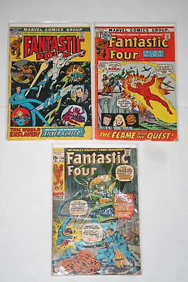 Buy Fantastic Four #108 117 123! 1971/1972! VG! Lasy Jack Kirby! Silver Surfer! Key! • 39.64£