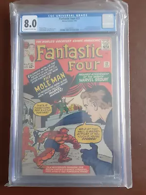 Buy Fantastic Four  # 22   Cents   Cgc 8.0  (vfn)    Fantastic Bargain!!   £70 Off!! • 325£