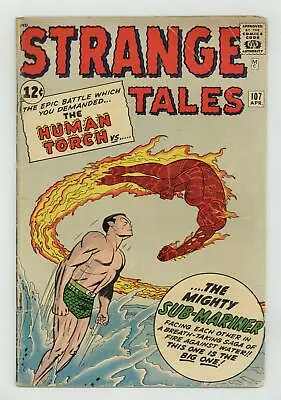 Buy Strange Tales #107 GD+ 2.5 1963 • 137.96£