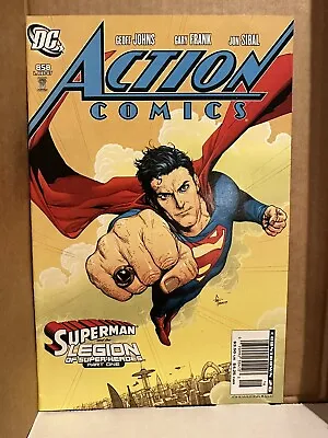 Buy Action Comics #858 VF Very Late Very HTF NEWSSTAND (2007) • 94.87£