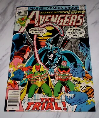 Buy Avengers #160 NM- 9.2 OW Pages 1977 Marvel Bronze Age • 36.03£