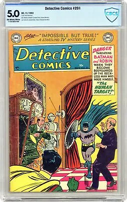 Buy Detective Comics #201 CBCS 5.0 1953 17-391A0EC-006 • 178.75£