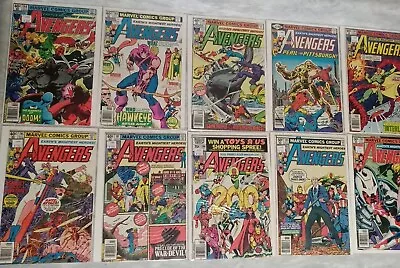 Buy 1979-80 The Avengers Comics Lot Of 10, #188-#190 #192 #194 #195 #197 #200-#202 • 20.08£